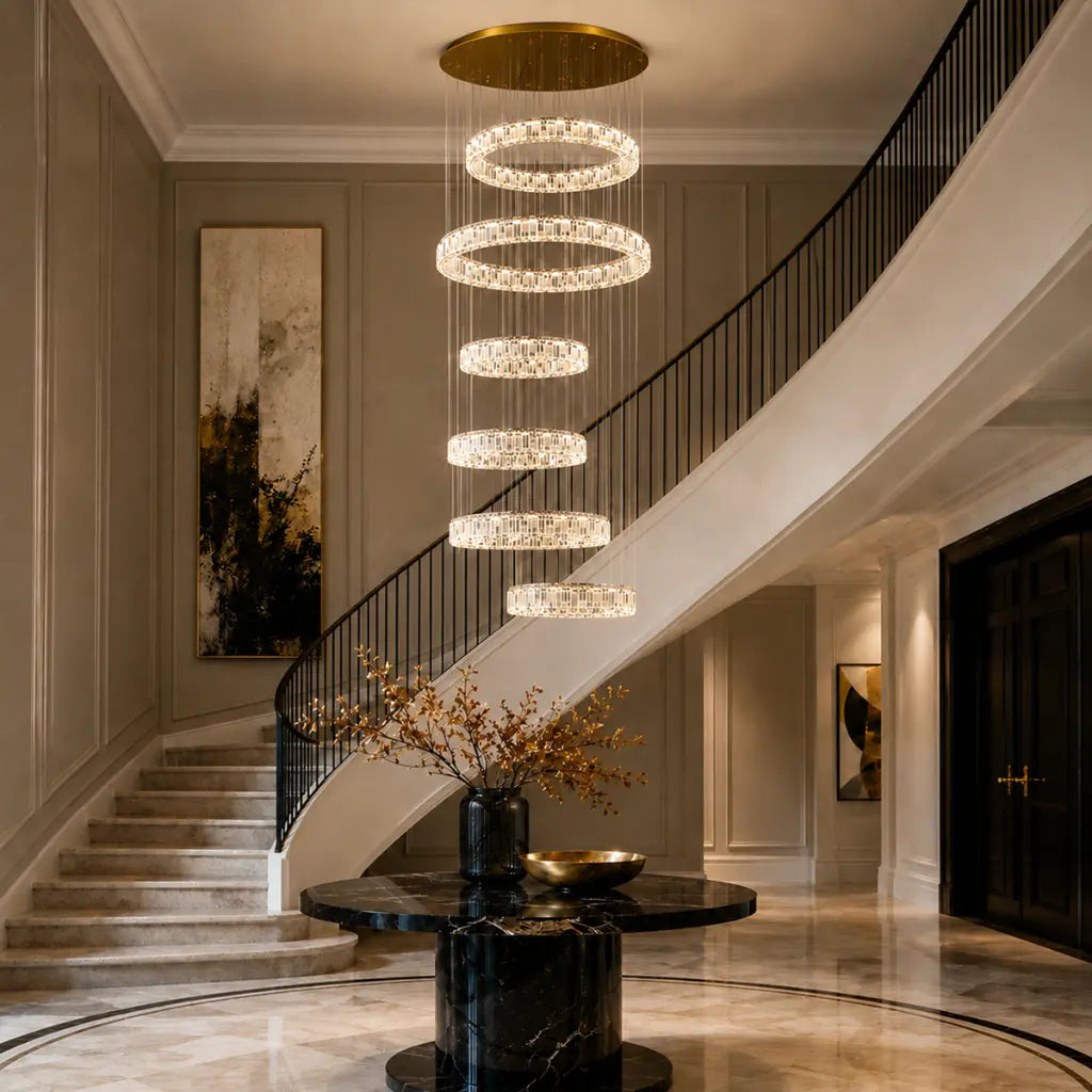 RIAS 6 TIER LED PENDANT LIGHT