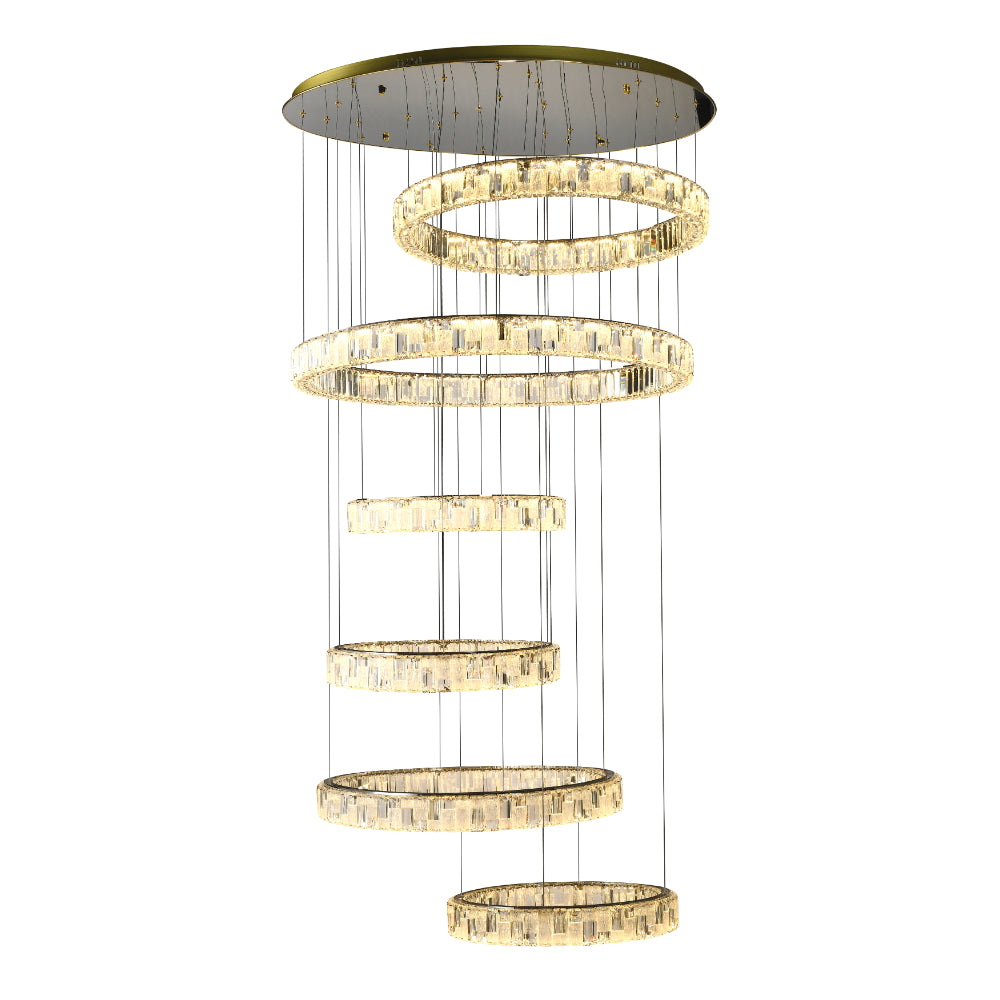 RIAS 6 TIER LED PENDANT LIGHT