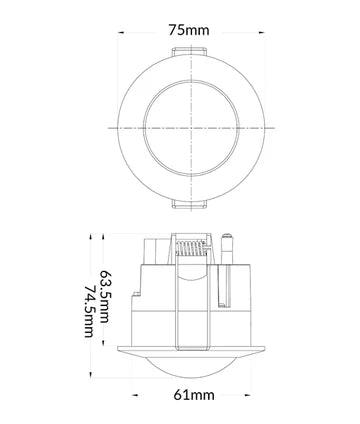 SENS001-002: Infrared Surface Mounted Motion Sensors IP65