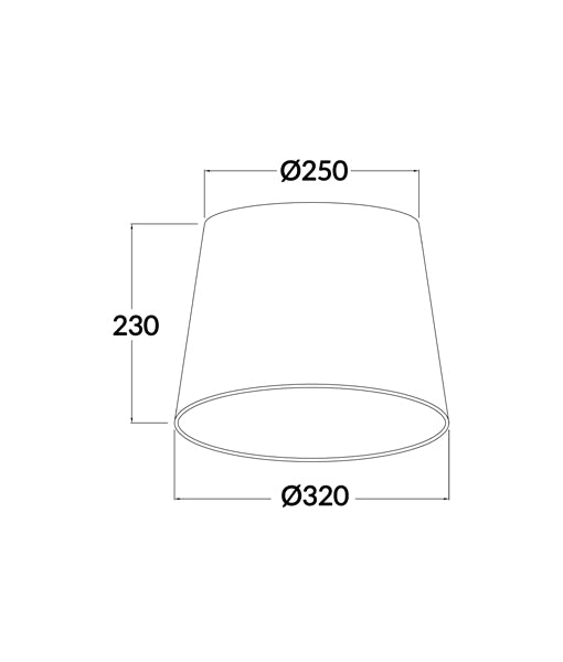 SHADE D.I.Y. Lampshade (Conical)