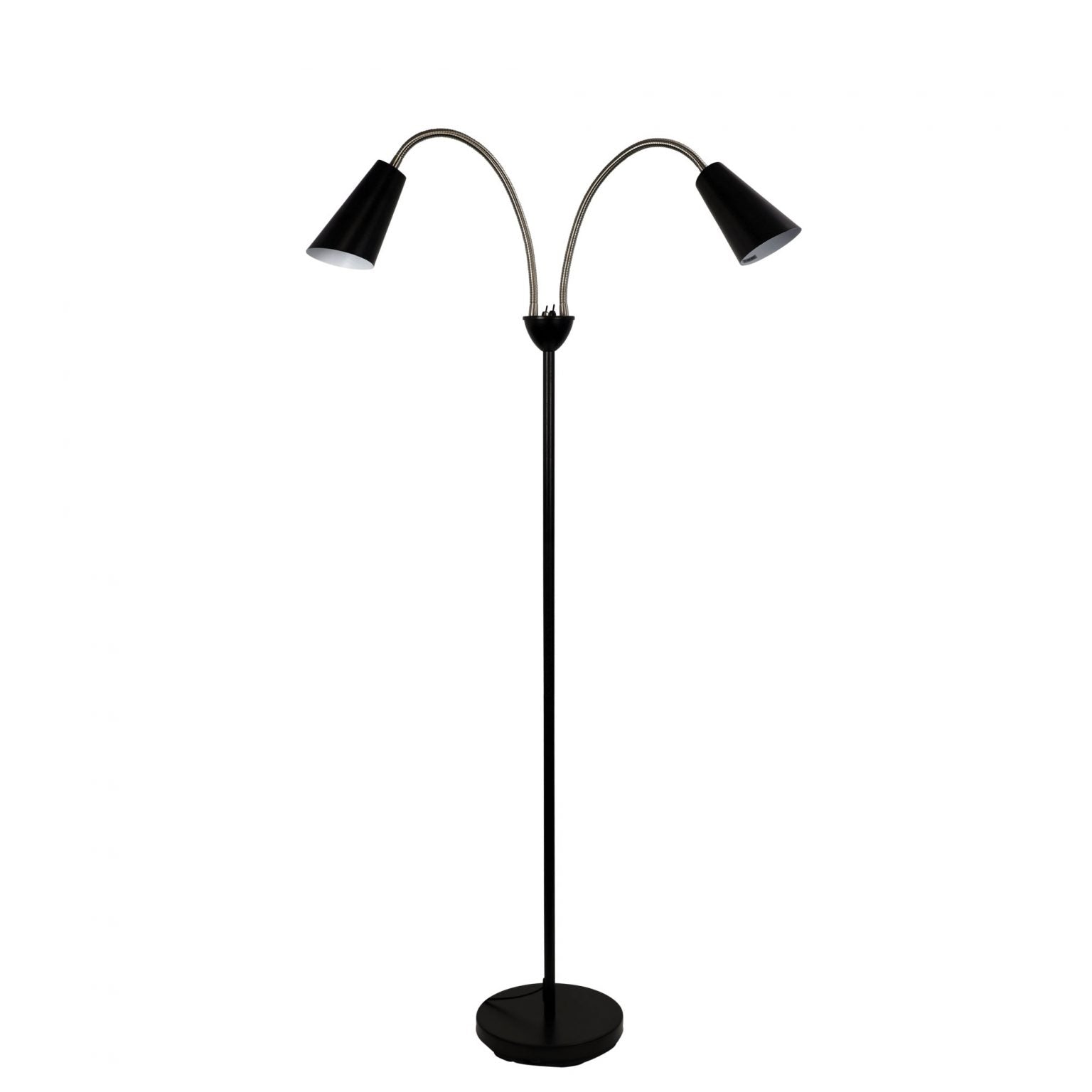 WALT Twin Flexible Neck Lamp Black