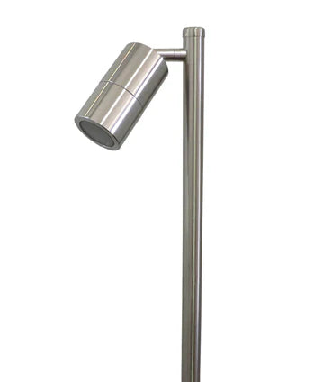MR16 Exterior Spike Light, Single/Dual Adjustable (Black/316 Stainless Steel)