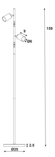 PONTE Adjustable Twin Floor Lamps