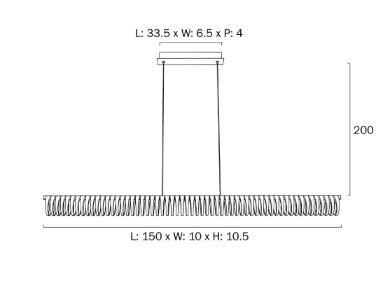 ROMAY LINEAR PENDANT LIGHT
