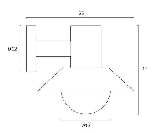 DELORE EXTERIOR WALL LIGHT