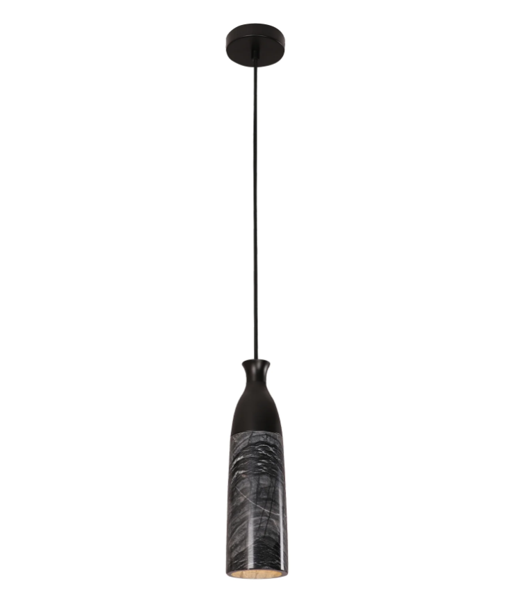 MARMOL: Interior Marble Cylinder Pendant Lights
