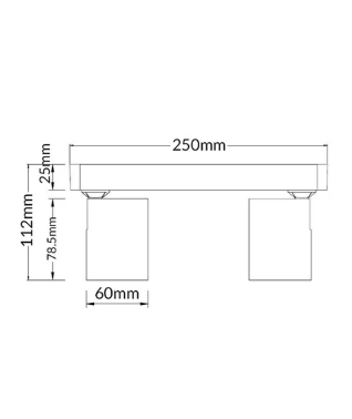 SPOT: Interior GU10 Adjustable Bar Base Surface Mounted Spot Lights