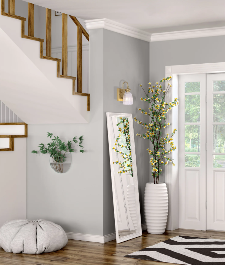 SINO: Interior Ellipse Single Clear Glass Shade Wall Lights