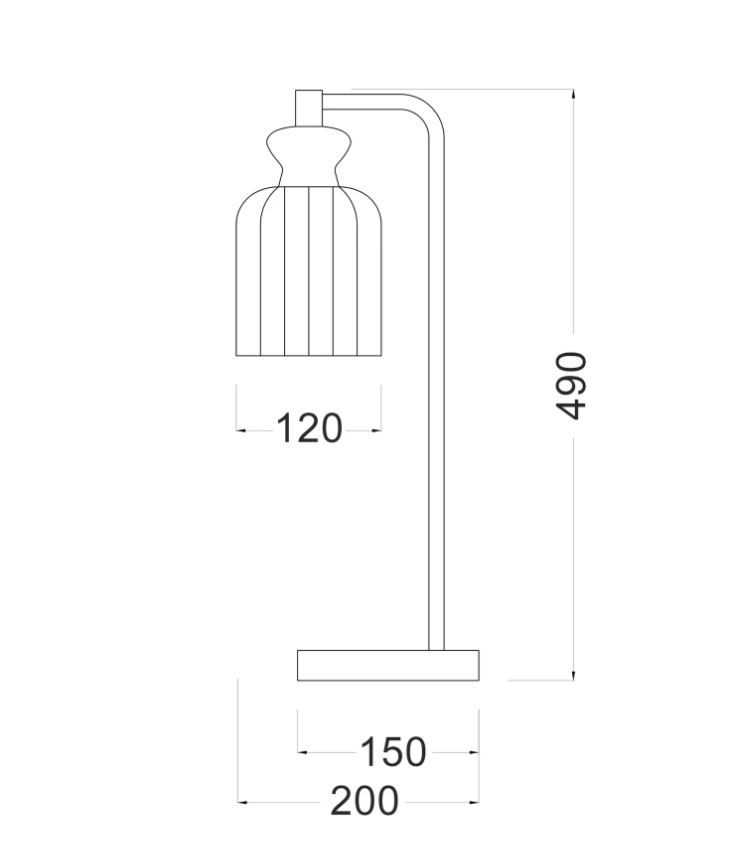 SINO: Interior Ellipse Clear Glass Shade Marble Base Table Lamps