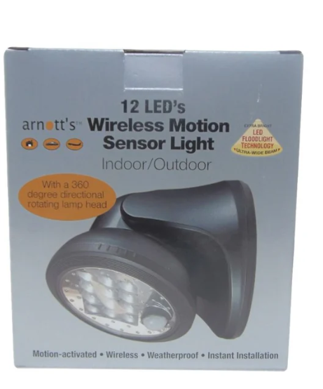 12 LED Indoor & Outdoor Motion Sensor Light