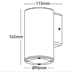 Piccolo II 6W LED Round Coastal Wall Light