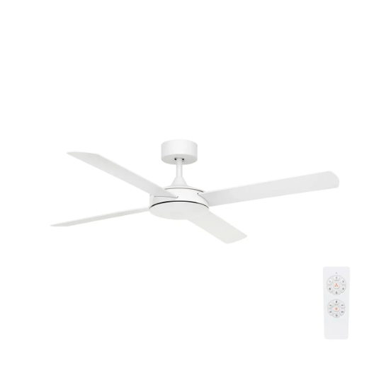 Brilliant White Tempest ABS 52" DC Ceiling Fan
