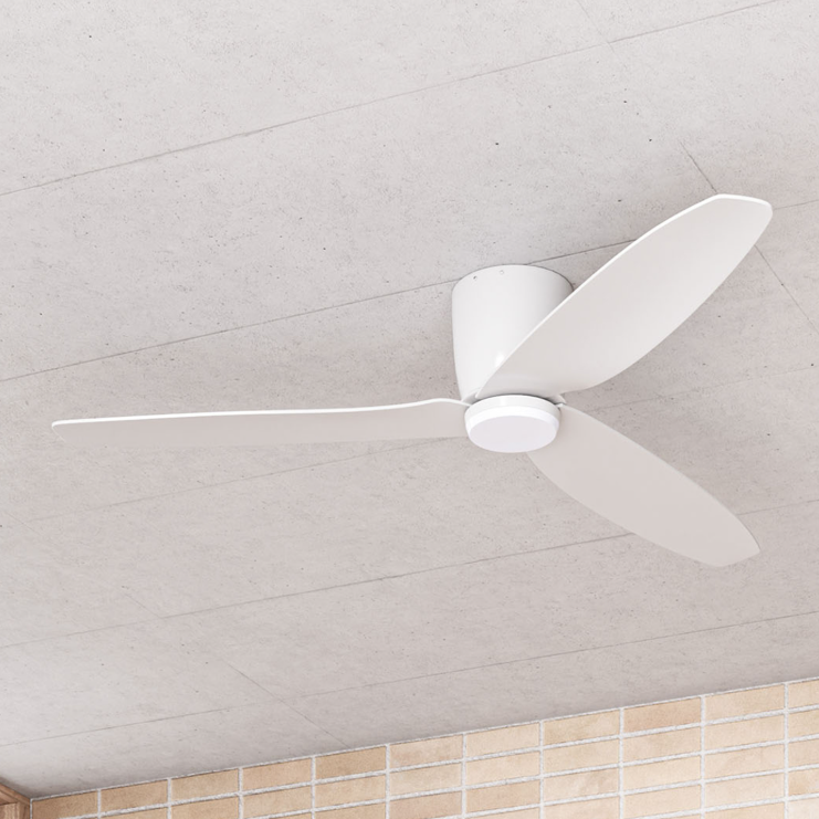 SEACLIFF 44 DC hugger ceiling fan with LED light