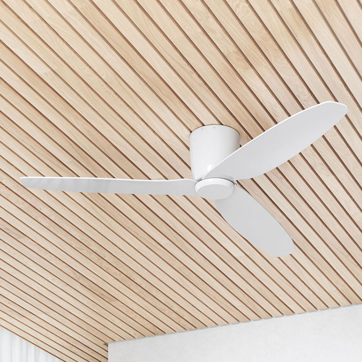 SEACLIFF 44 DC hugger ceiling fan with LED light