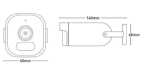 Ikuü Smart Wi-Fi Bullet Security Camera