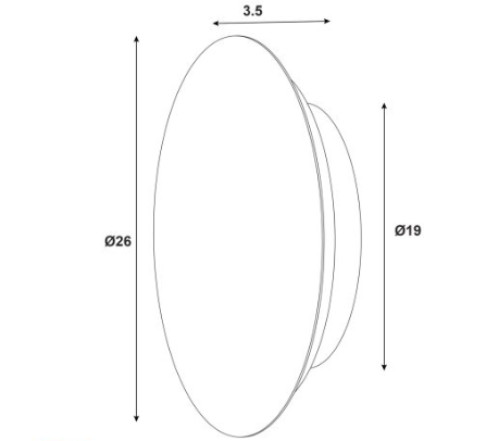 DOT.20 & .25 Wall Light WHITE