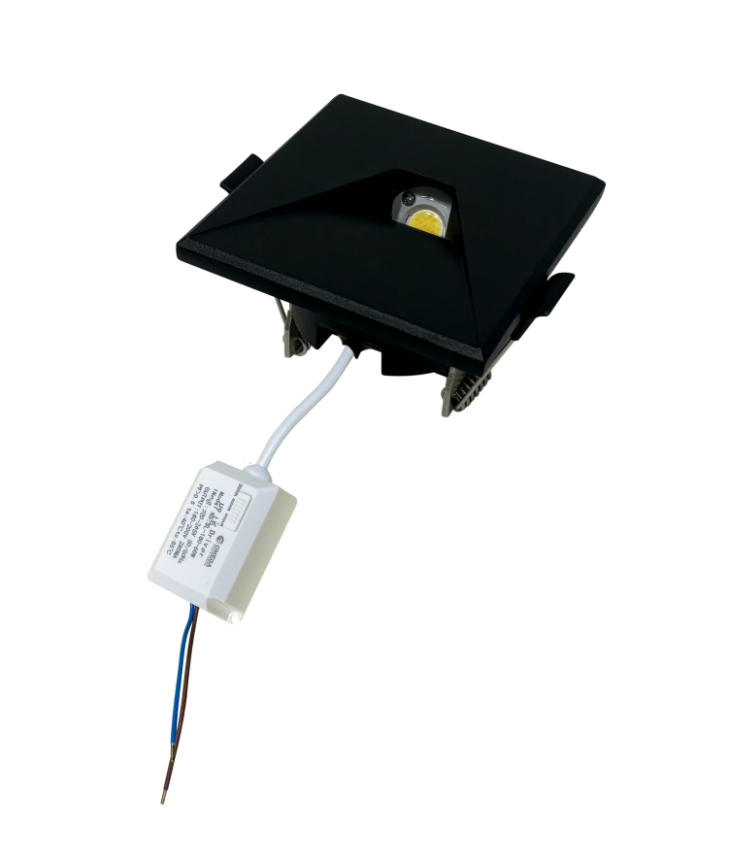 Interior LED Tri-CCT Recessed Round/ square Step Lights