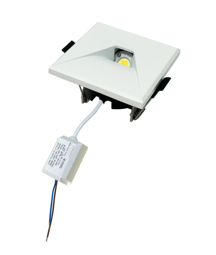 Interior LED Tri-CCT Recessed Round/ square Step Lights