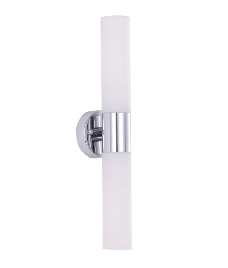 VARA: Interior Tubular Opal Glass Wall Lights