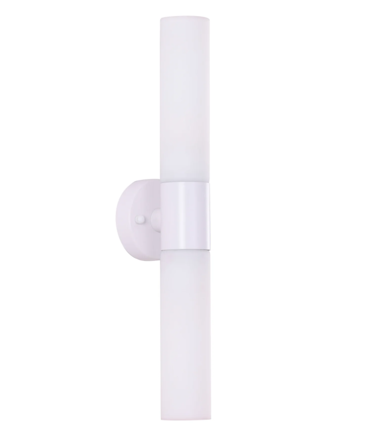 VARA: Interior Tubular Opal Glass Wall Lights