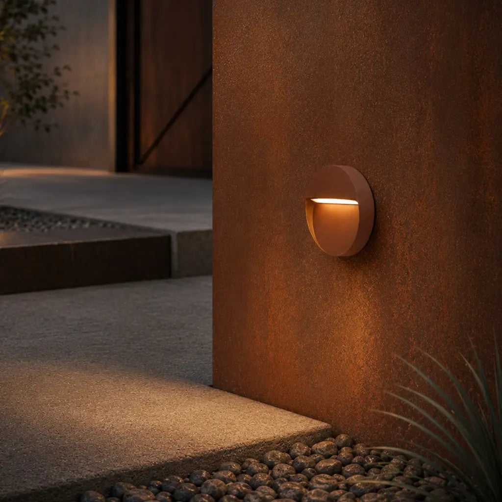 TERIN 24V EXTERIOR ROUND WALL LIGHT