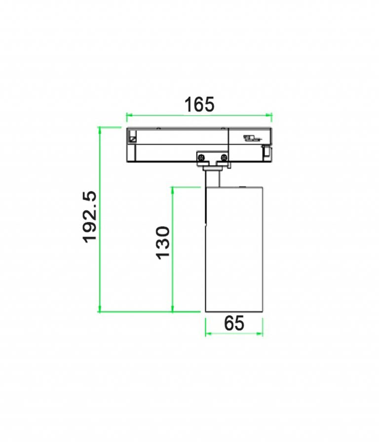 3 Wire 1 Circuit Tri-CCT Track Head Fittings