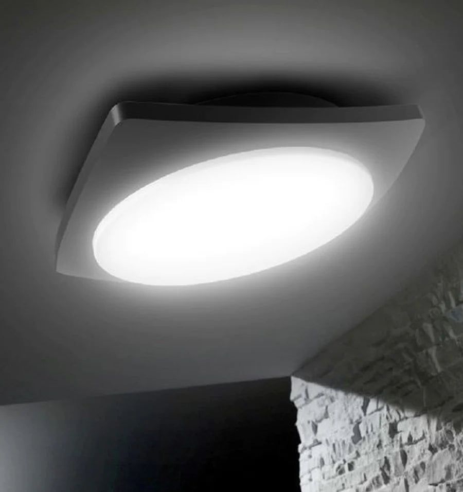 ULAN Exterior LED Square Wall Ceiling Lights IP65