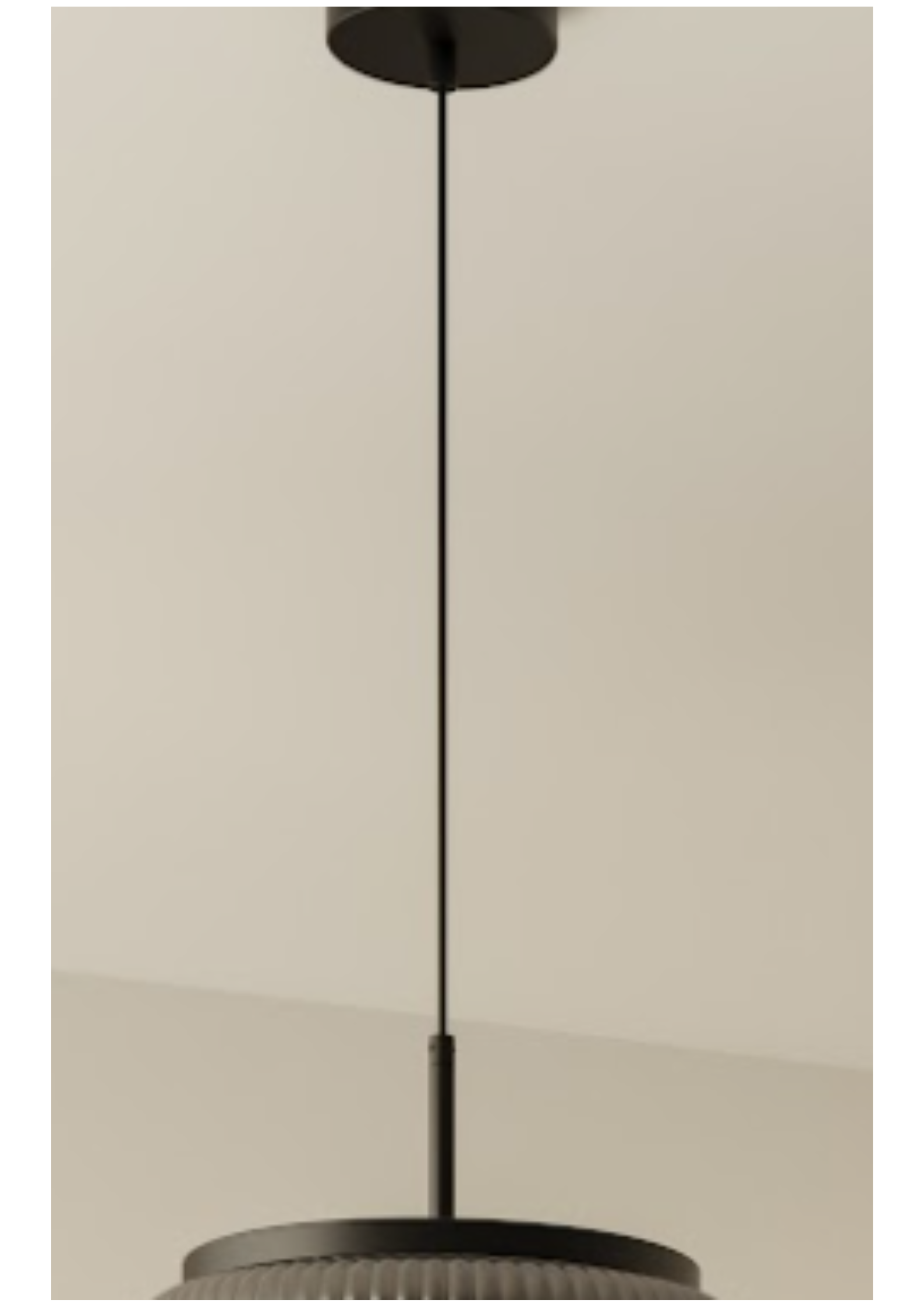 WHISTLER Contemporary Ribbed Glass Pendants