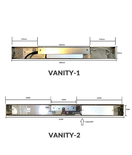 VANITY LED Wall Light (Short/Long)