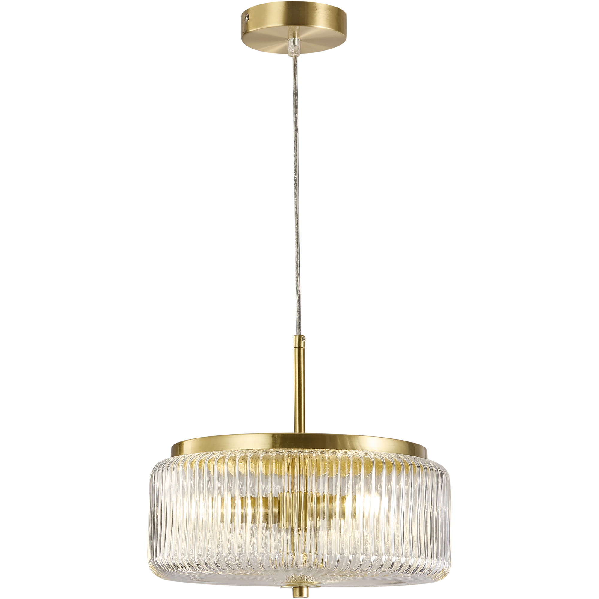 WHISTLER Contemporary Ribbed Glass Pendants