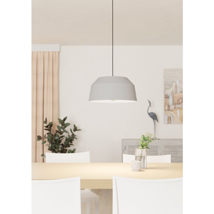 CONTRISA Pendant Light (Large, Black/White)