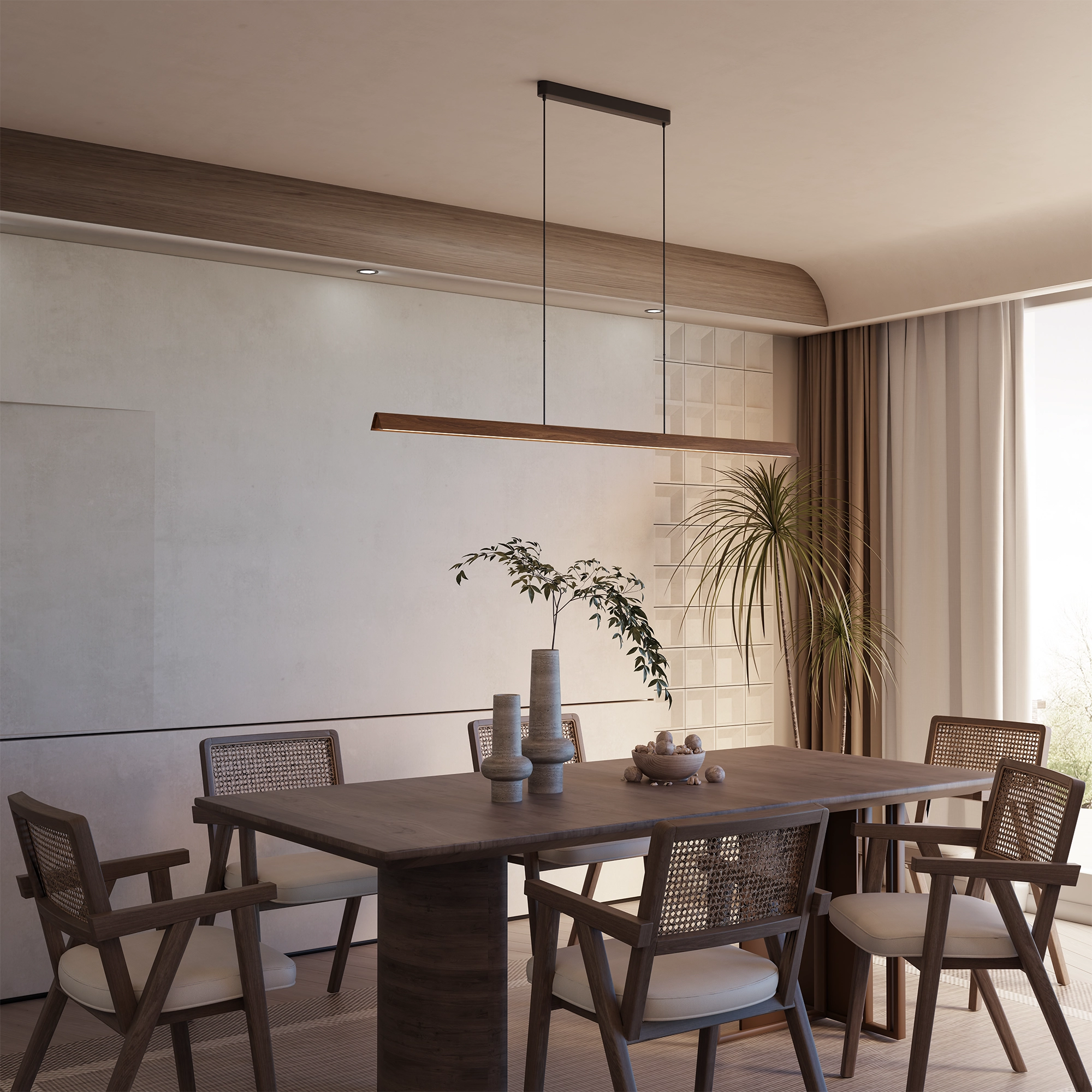 AVOCENT Timber Linear LED Pendant