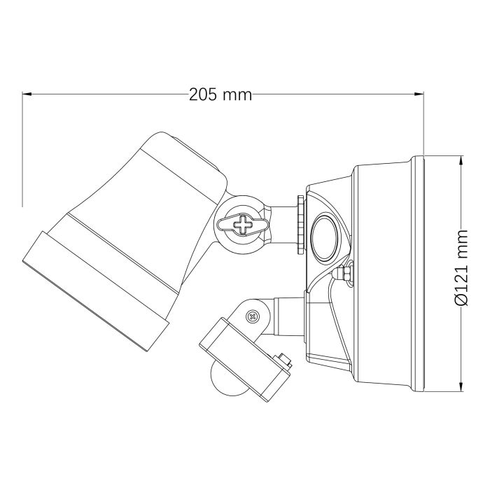 COASTGUARD exterior security light with sensor