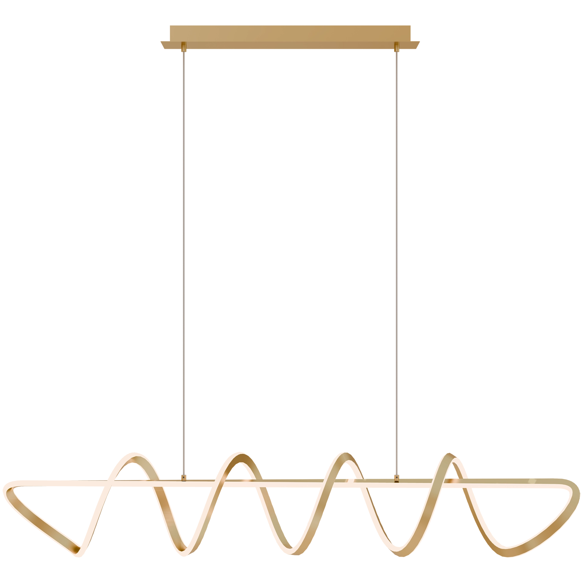 BULBUL Spiral Linear LED Pendant
