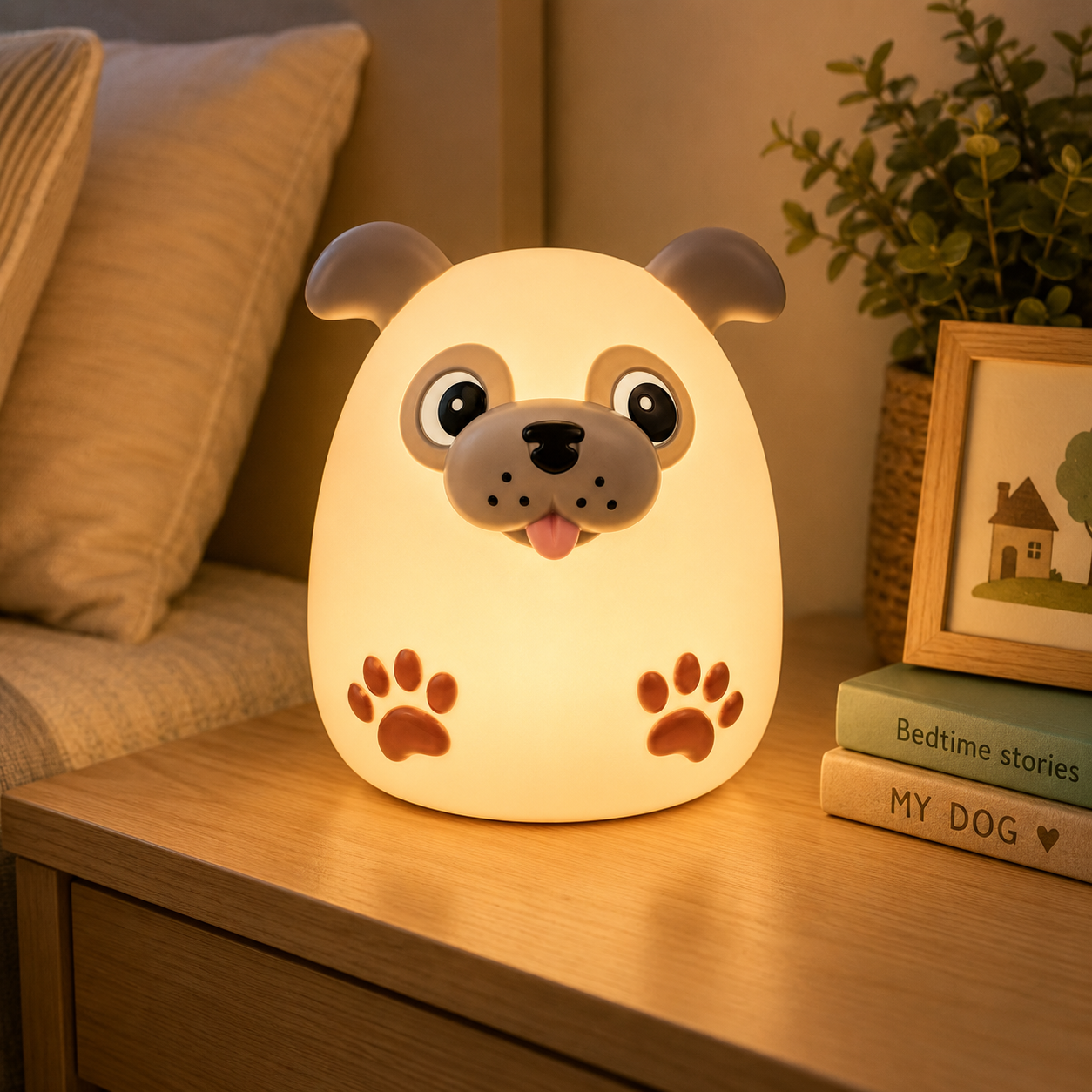 Pug Table Lamp
