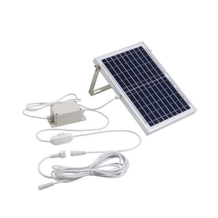 SOLAR FESTOON 10 light LED kit white & multi colour