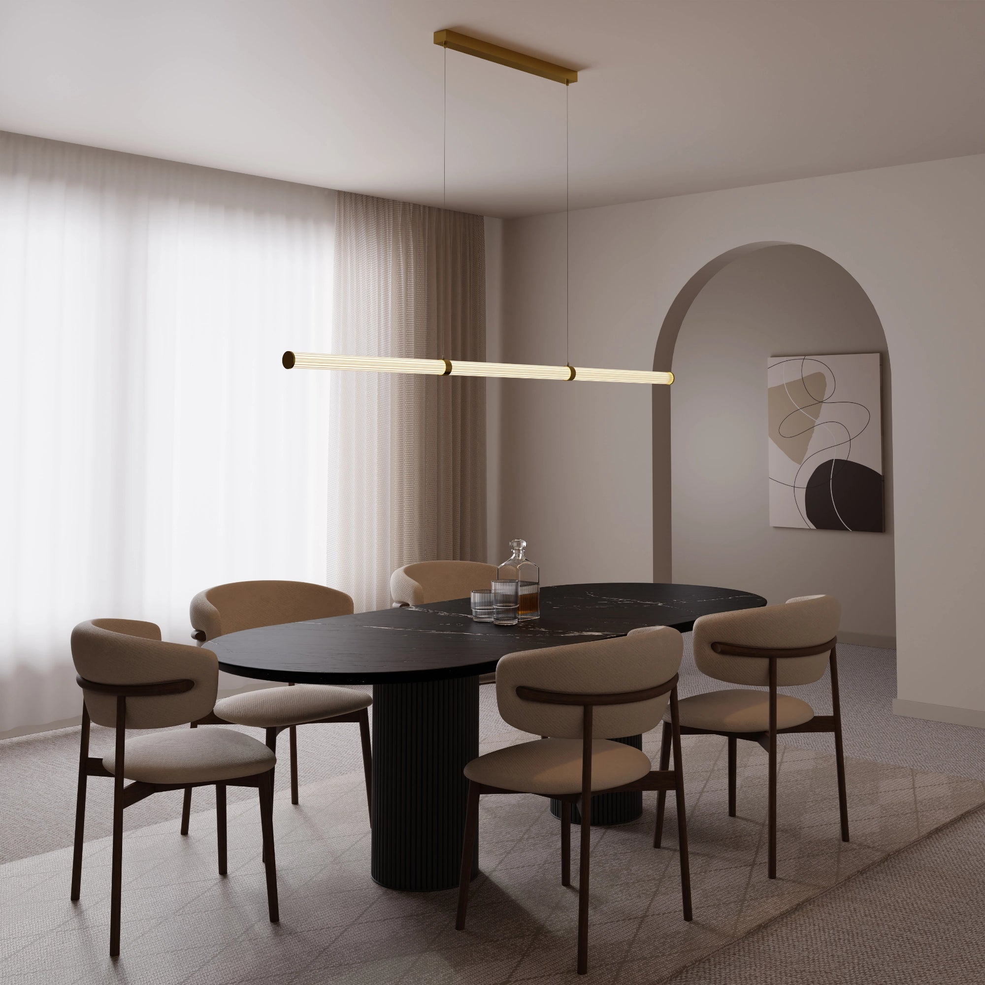 CHARM Modern Linear LED Pendants