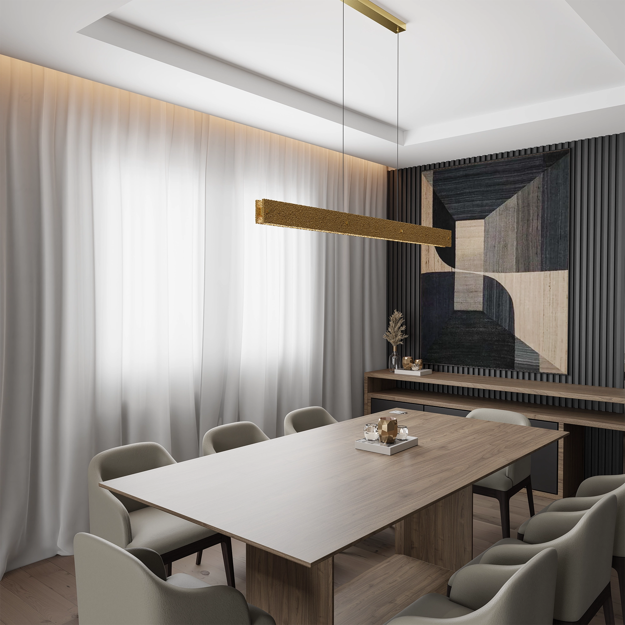 COUAS Textured Aluminium Pendants