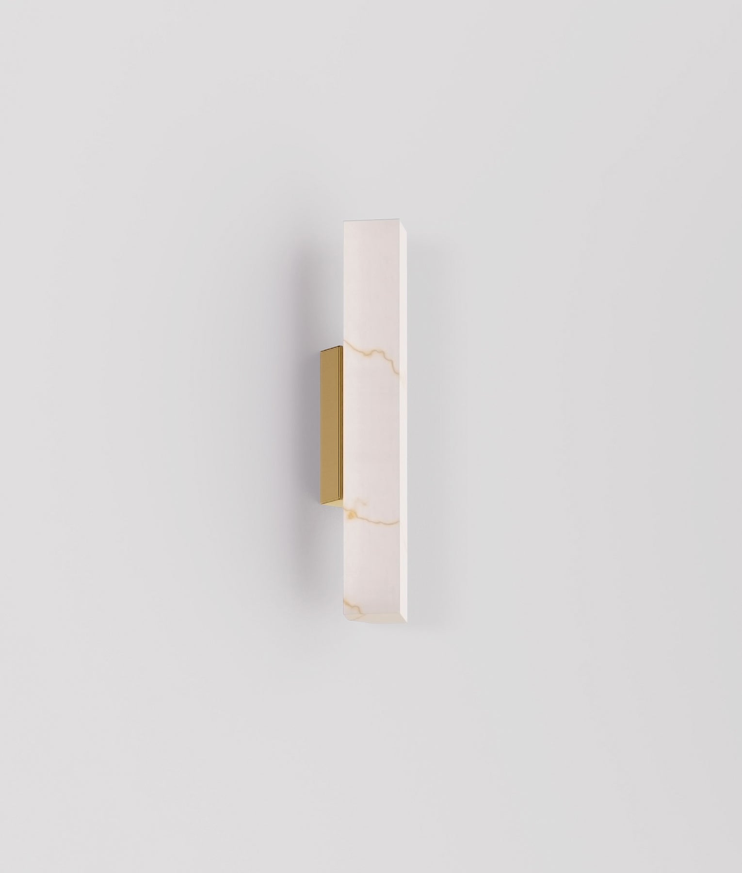 FLECHA: Interior Curved / Angled Faux Marble with Veining Effect Wall Lights
