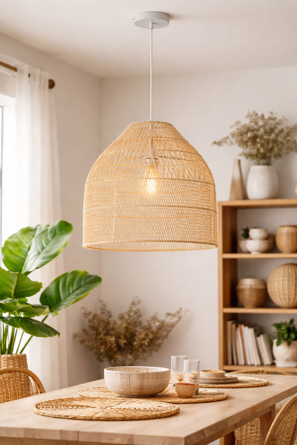 Sawyer Rattan Pendant