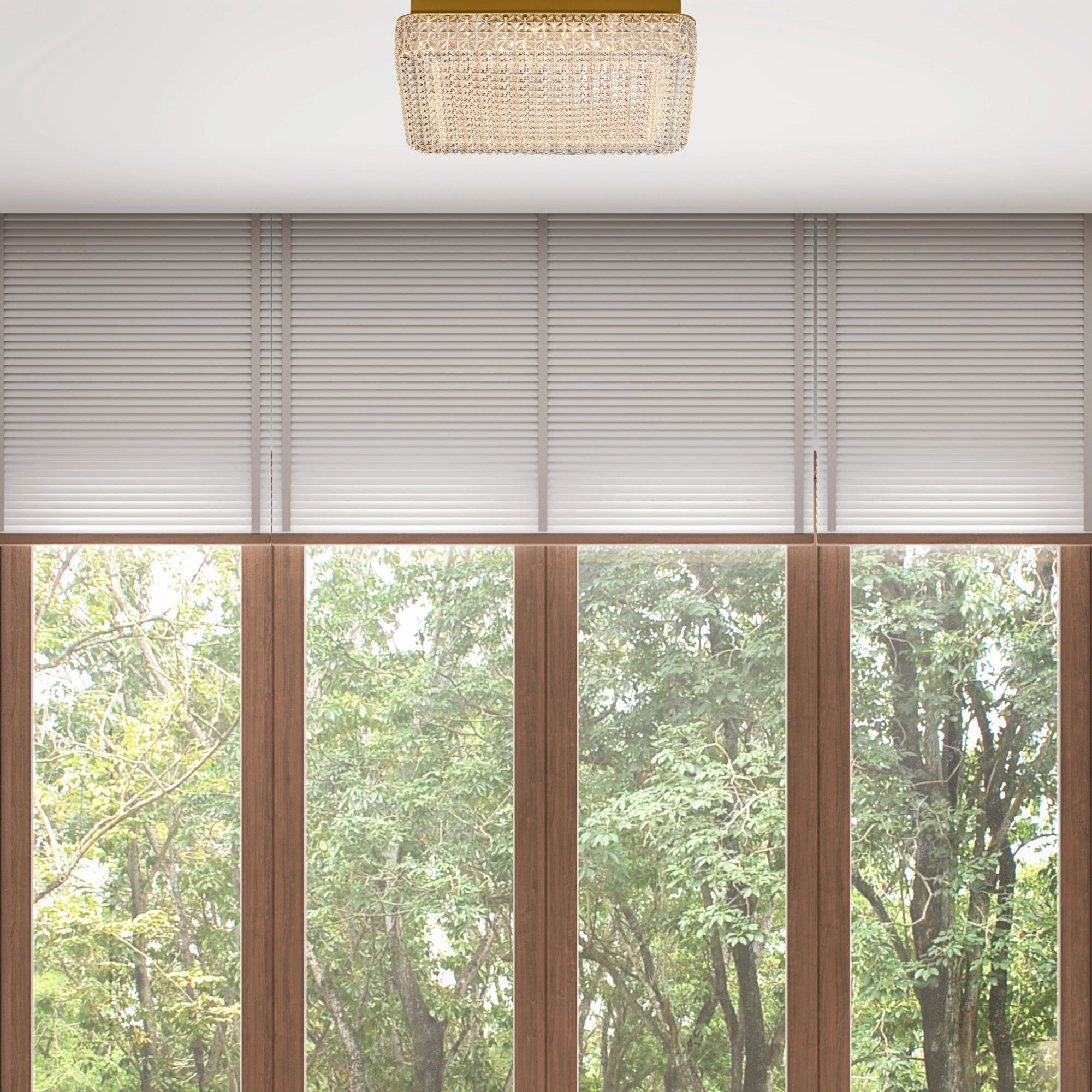 GLEAM Square Crystalline Ceiling Lights
