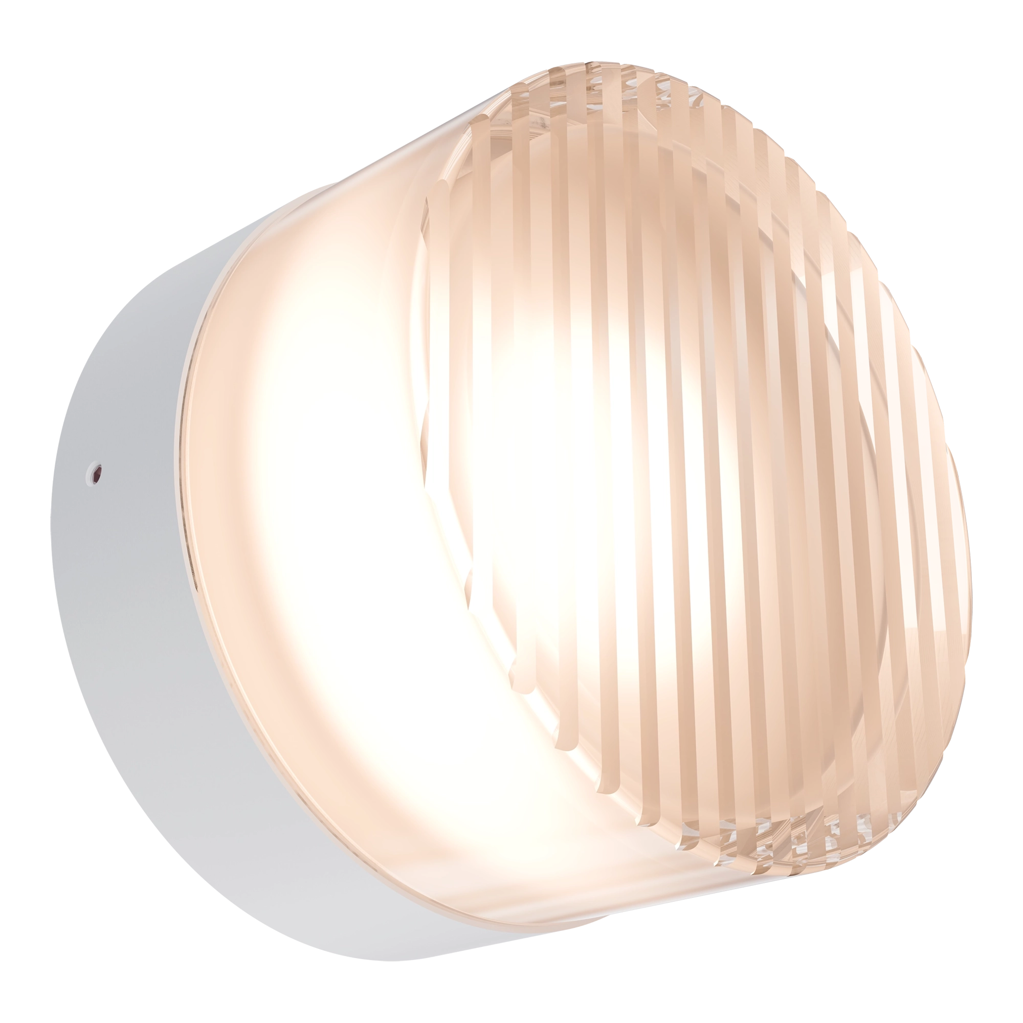 Gull Frosted or Ribbed Acrylic and Steel Wall Lights