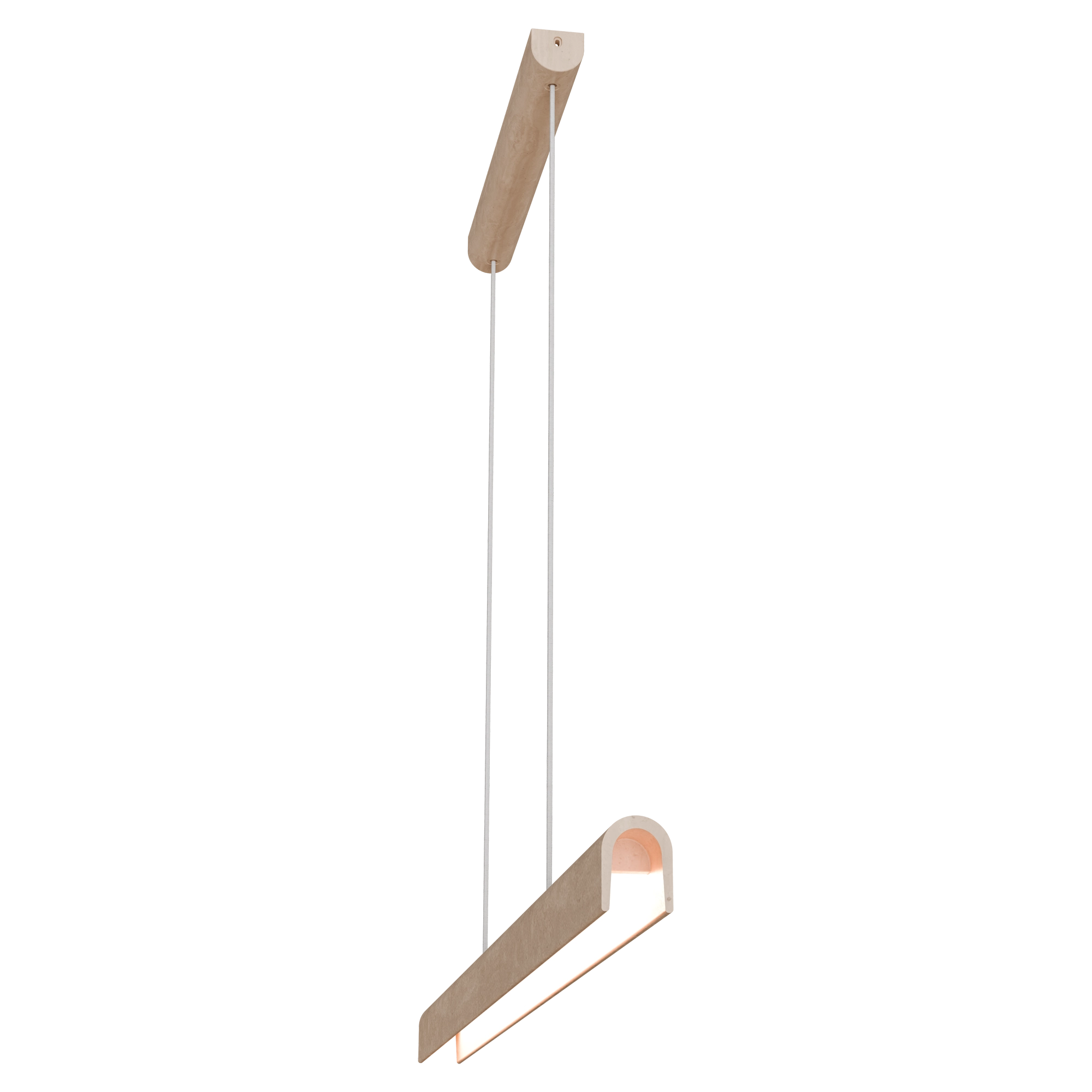 INSPIRE Crafted Travertine Pendants