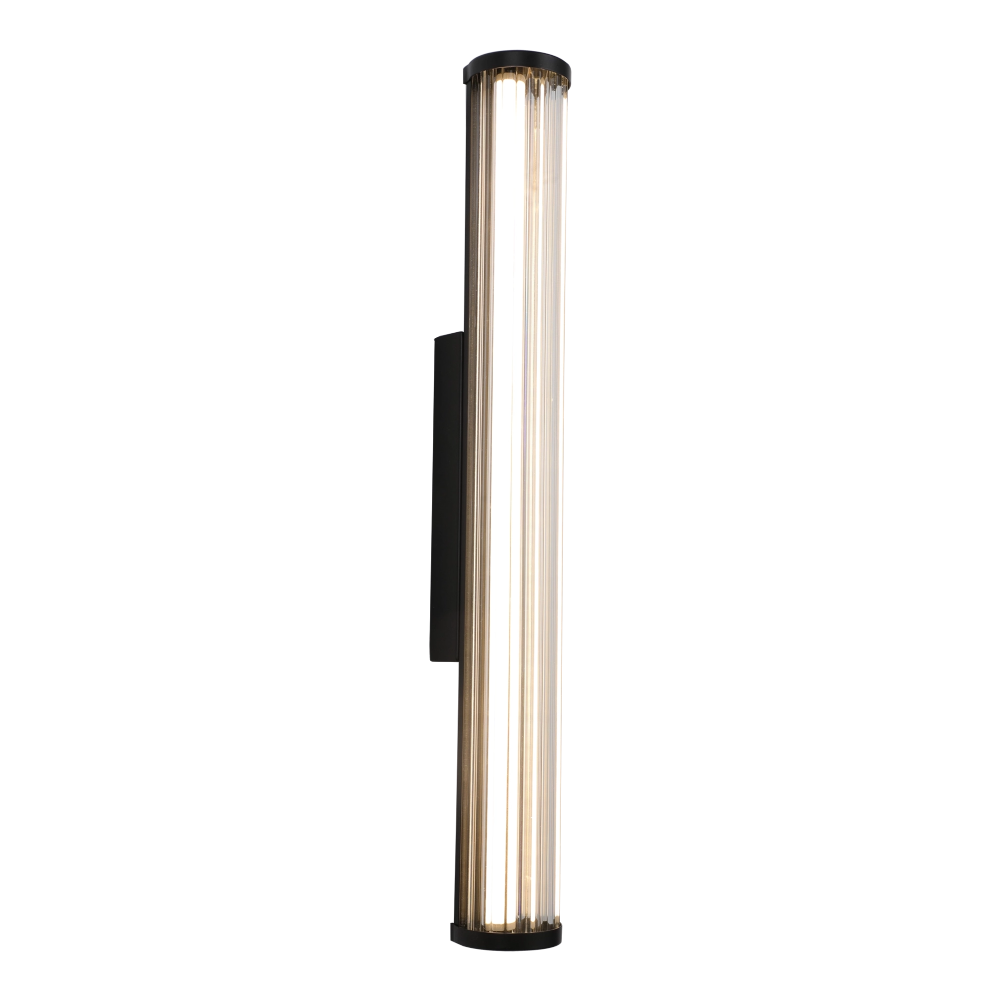 JUNCO Handblown Glass and Aluminium Wall Lights