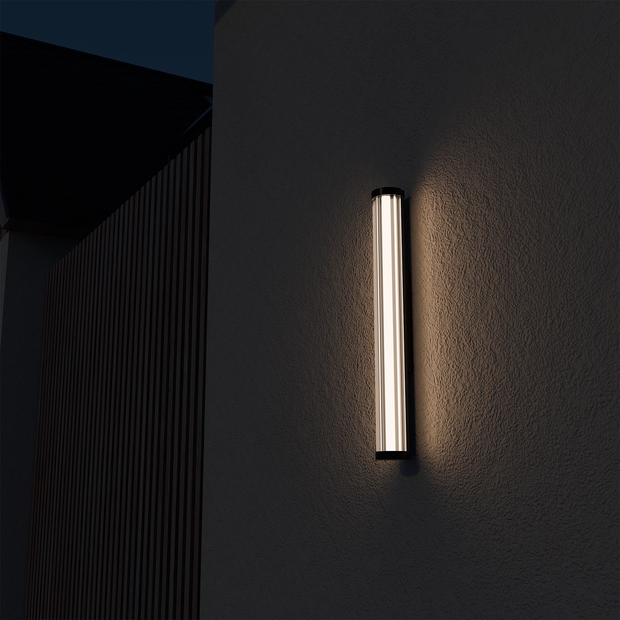 JUNCO Handblown Glass and Aluminium Wall Lights
