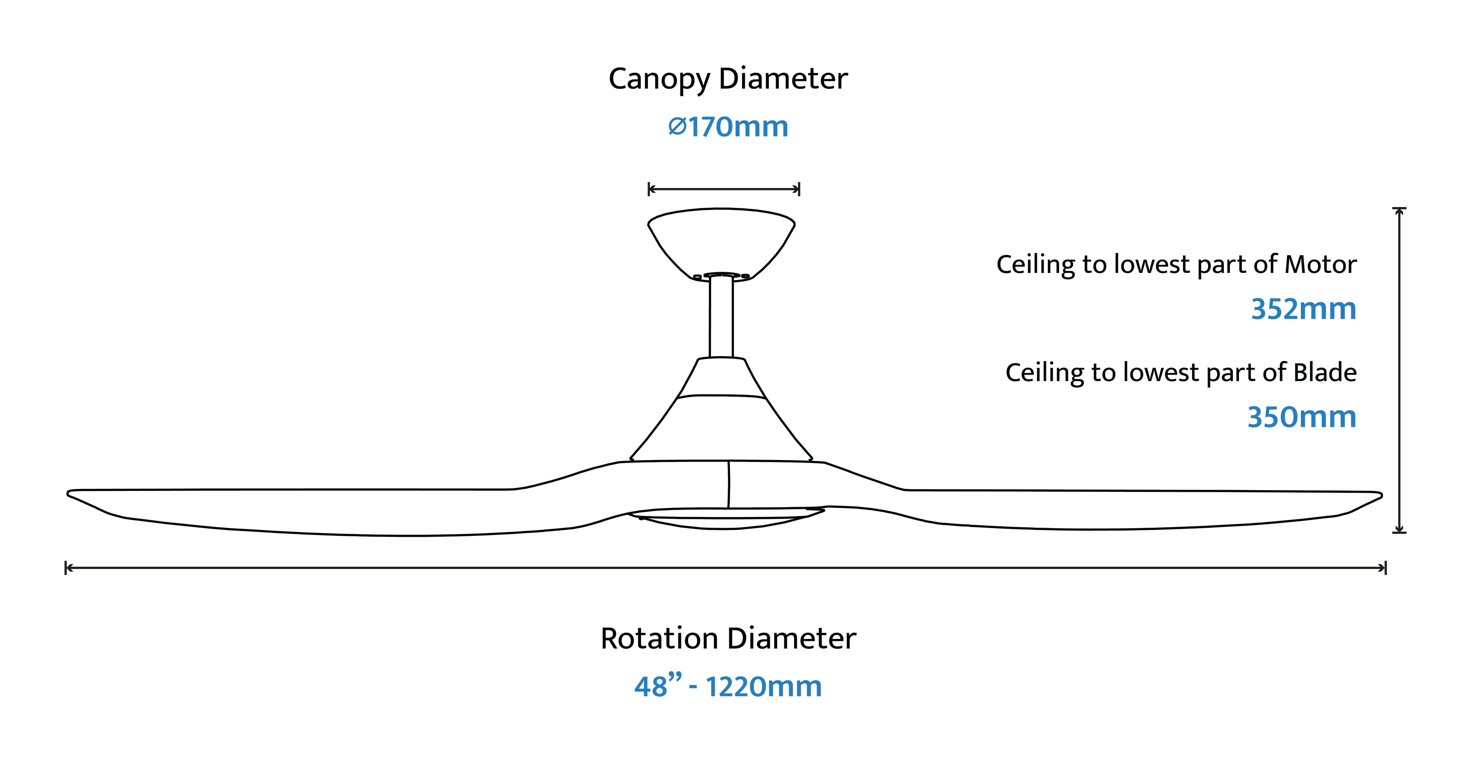 CLOUDFAN Smart DC Ceiling Fans and Accessories