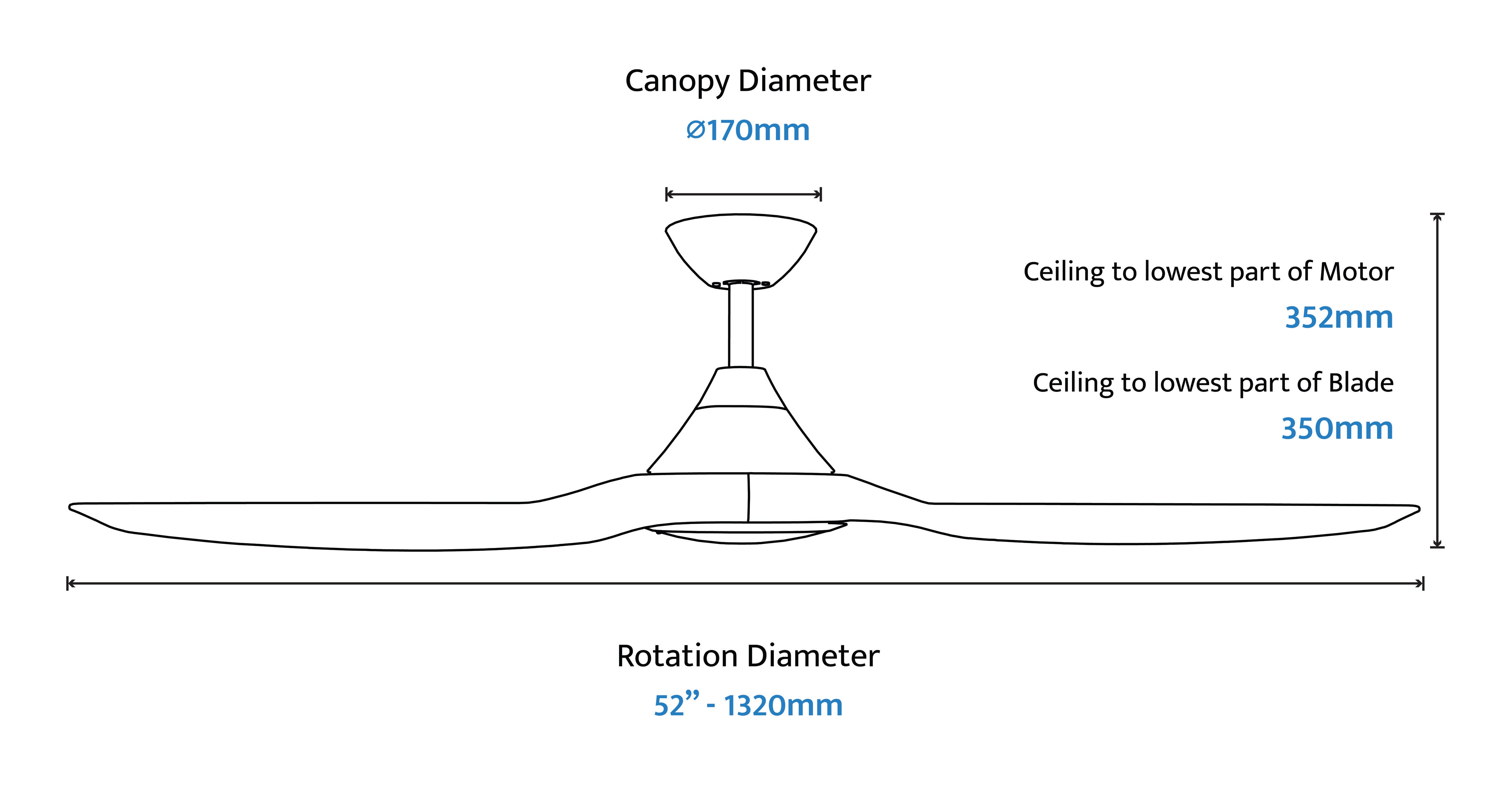 CLOUDFAN Smart DC Ceiling Fans and Accessories