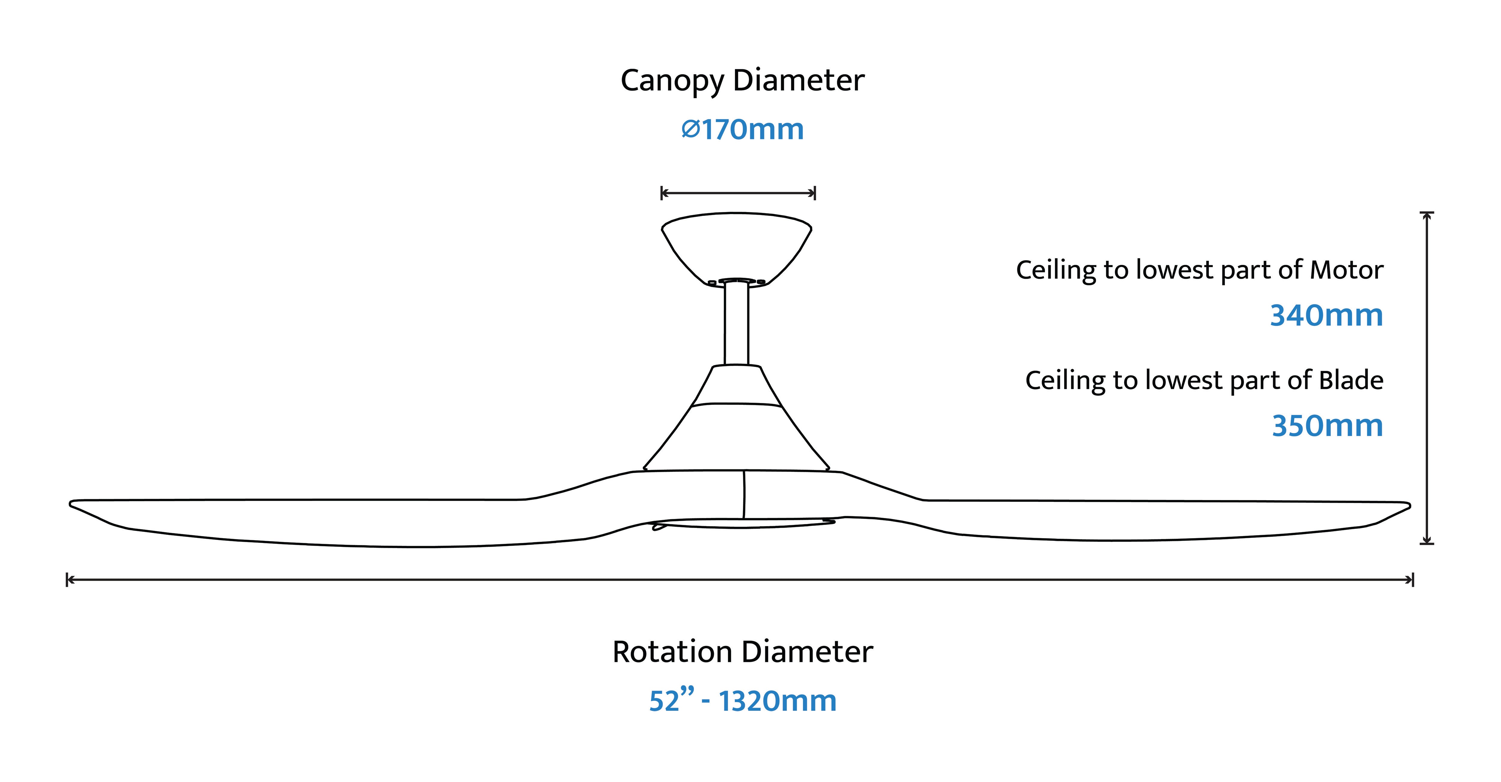 CLOUDFAN Smart DC Ceiling Fans and Accessories