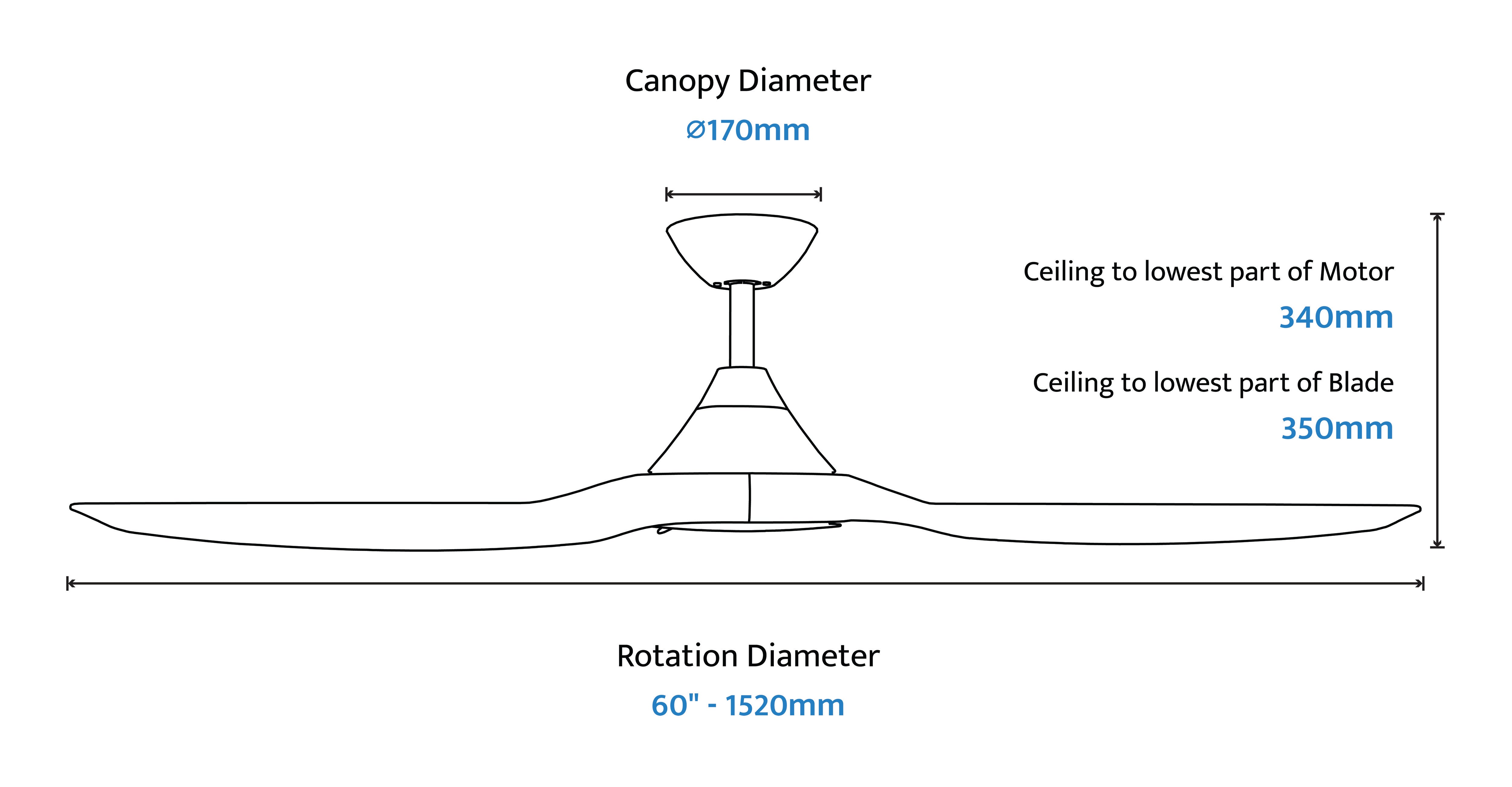 CLOUDFAN Smart DC Ceiling Fans and Accessories