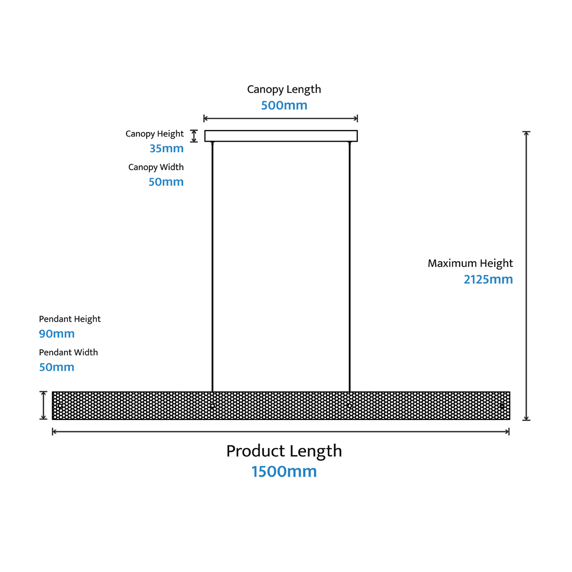 COUAS Textured Aluminium Pendants